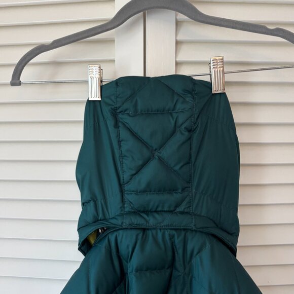 L.L. Bean boys' down jacket small 8 puffer quilted hooded green - Picture 7 of 11